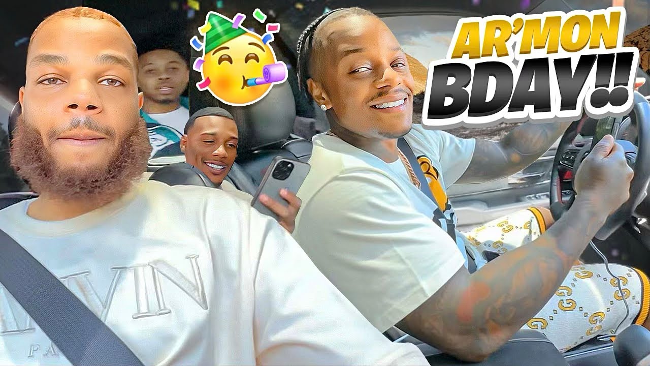 Ar’mon bday recap pt1 Sorry I’m late😬| Latto risk all our lives in the TRX 🤣😩🤦🏽‍♂️