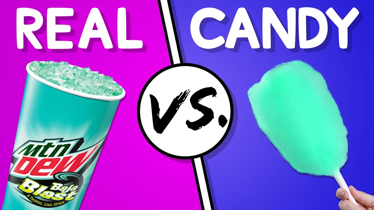We Try the Ultimate Real vs Cotton Candy Challenge