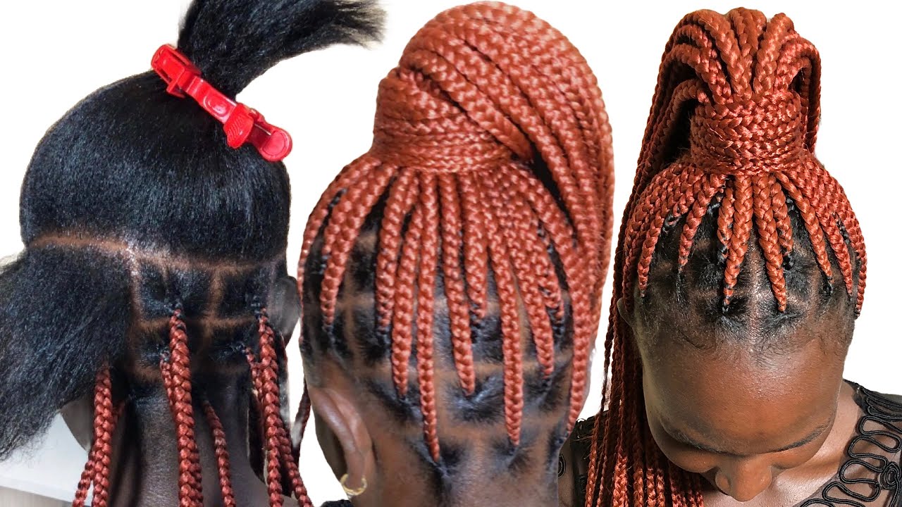 How to feed in braids#knotlessbraids slow learner friendly @JANEILHAIRCOLLECTION