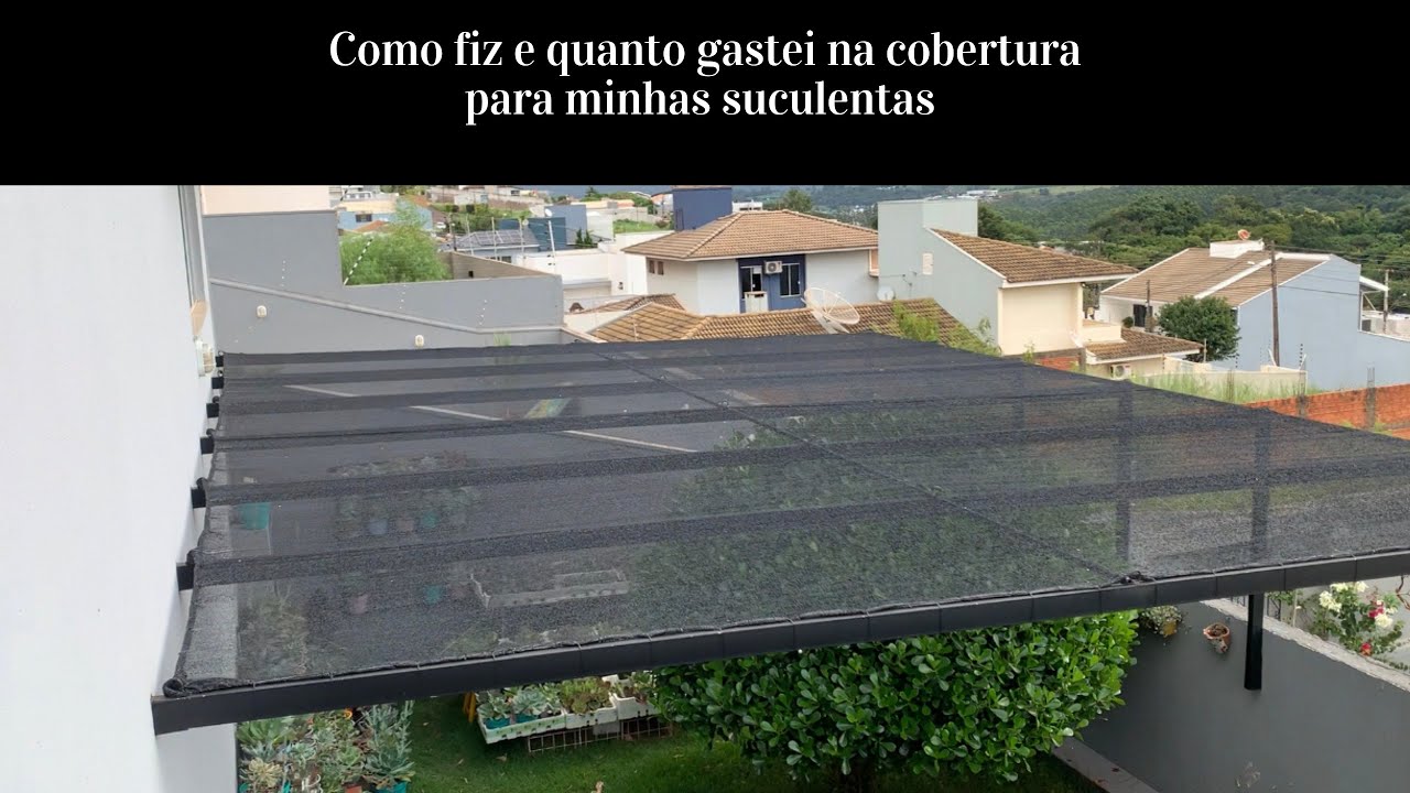 Como fiz e quanto gastei na cobertura para minhas suculentas