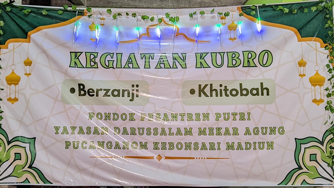 🔴LIVE | KEGIATAN KUBRO | Pondok Pesantren Putri Darussalam Mekar Agung