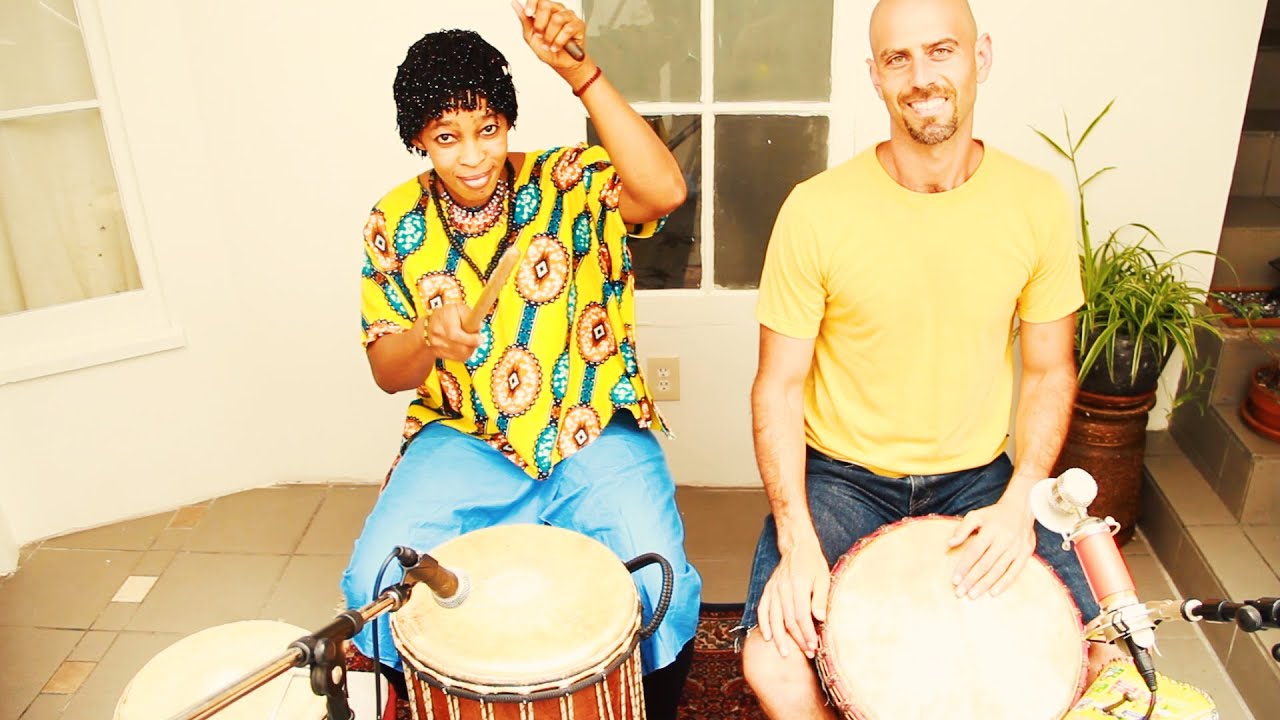 Learn SOGOLON from Mali ● African Dance & Djembe Lesson ● MARIAM DIAKITE
