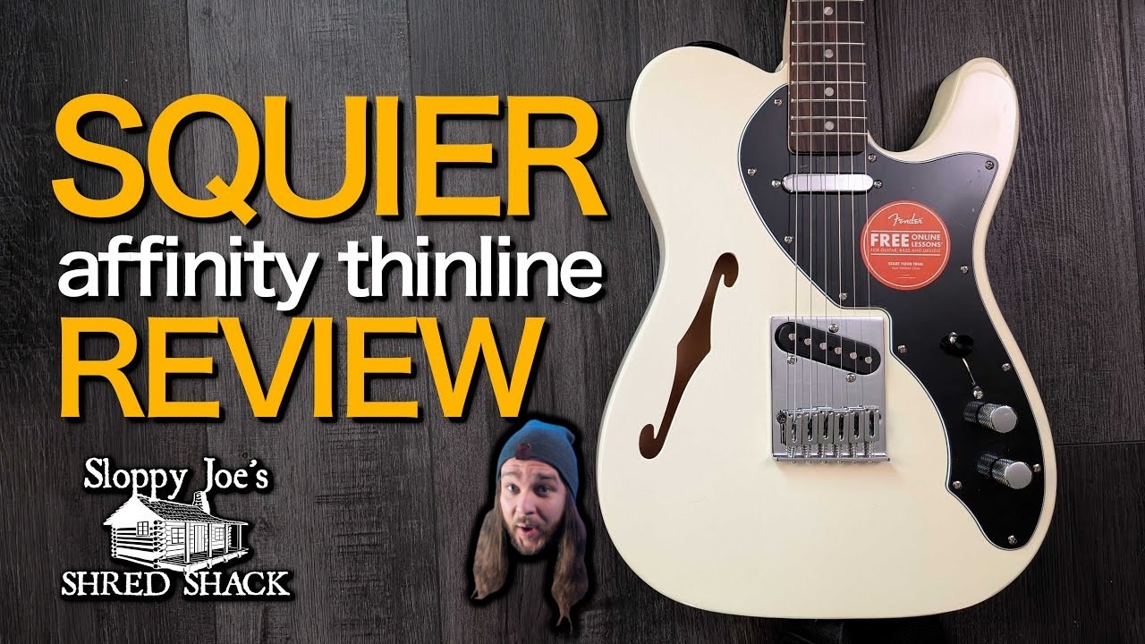 ДОСТУПНАЯ КЛАССИЧЕСКАЯ ПОЛУПОЛОХОЛЛОВАЯ РУКА! | ОБЗОР SQUIER AFFINITY THINLINE TELECASTER