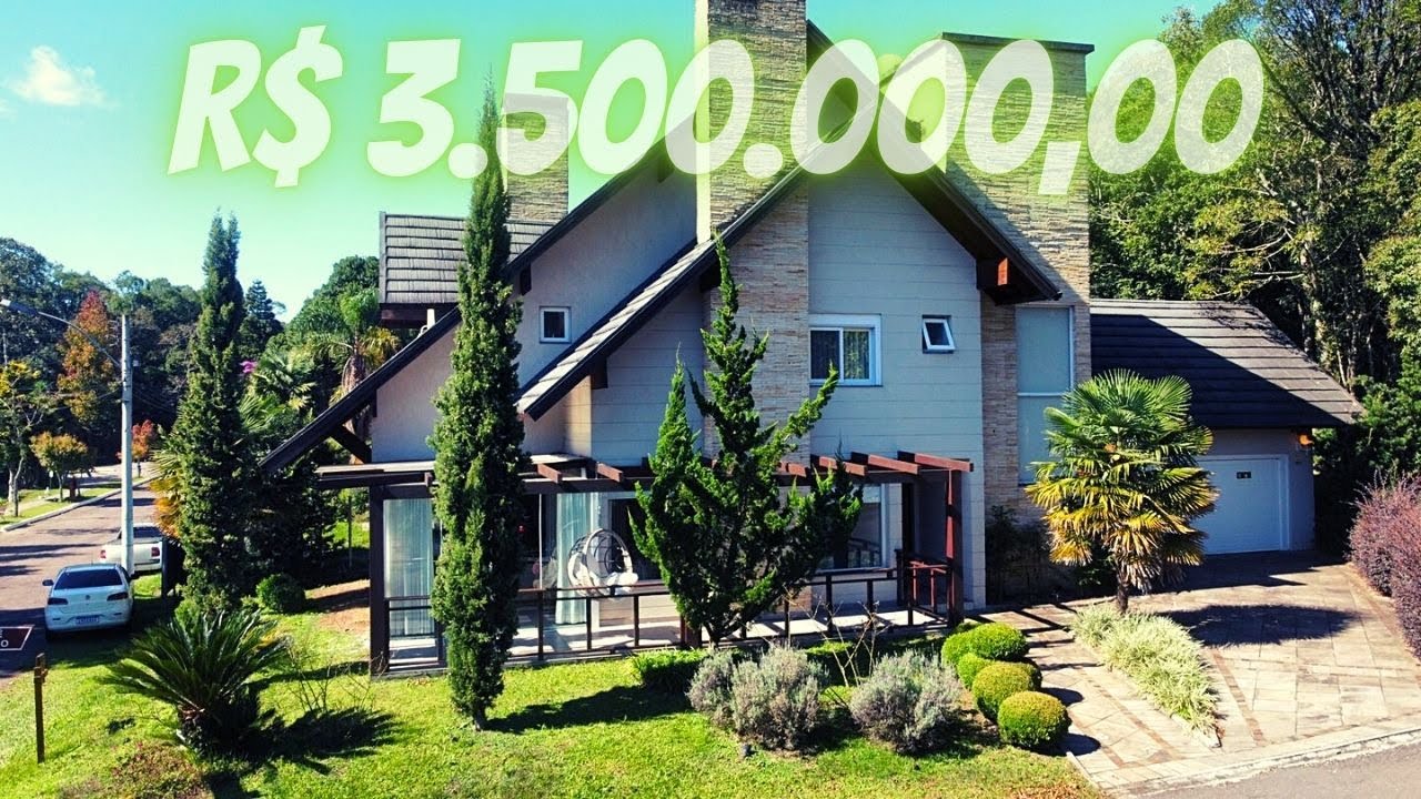 'MANSÃO' DE LUXO ESTILO AMERICANA DE FRENTE AO LAGO EM GRAMADO RS