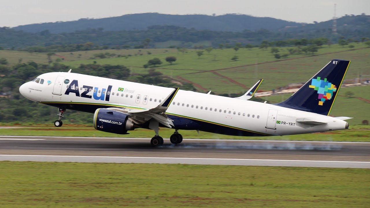Só Aviões da Azul - Pousos e decolagens em Confins
