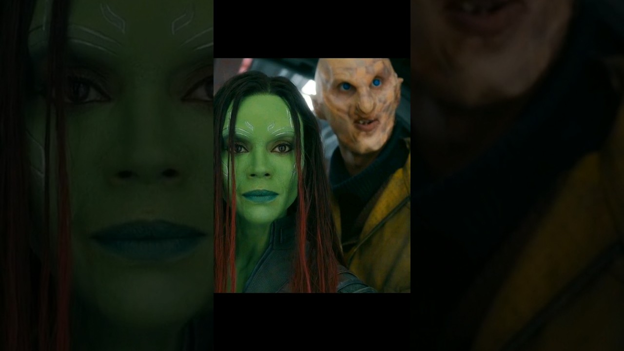 Peter meets Gamora #guardiansofthegalaxy #shortsvideo