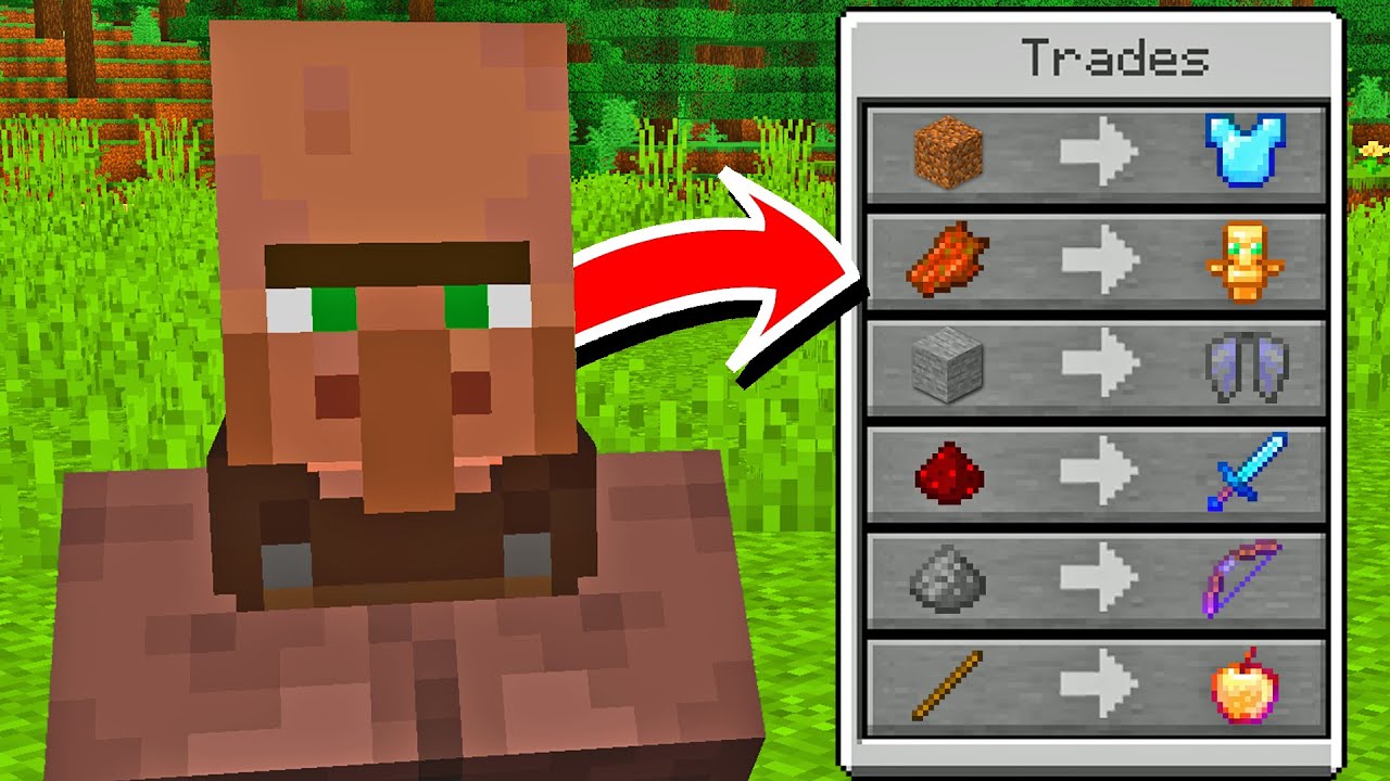 Minecraft, Men Villager TRADES Er OP! (Part 1)