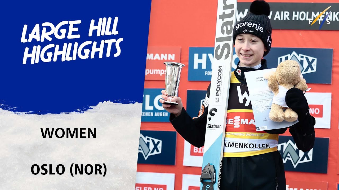 Prevc outjumps rivals in Holmenkollen to secure Overall title | FIS Ski Jumping World Cup 24-25