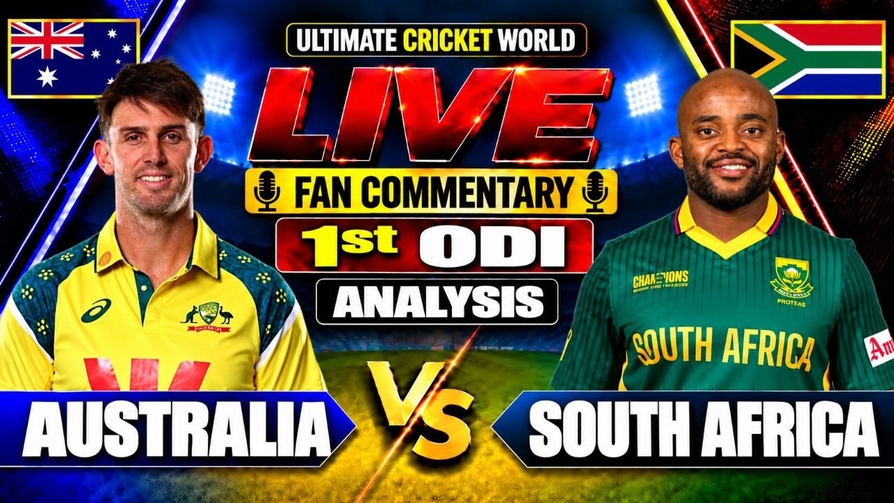 🔴 Live: Australia vs South Africa Odi Match Score Analysis | Live Cricket Score & Fan Commentary