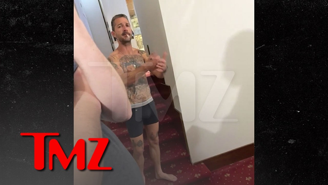 Shia LaBeouf in His Underwear in Italian Hotel Lobby, Begging for a Light | TMZ
