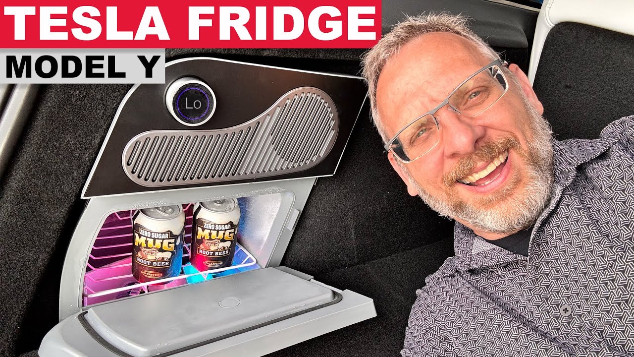 Tesla Model Y Juniper Powered Cubby Fridge