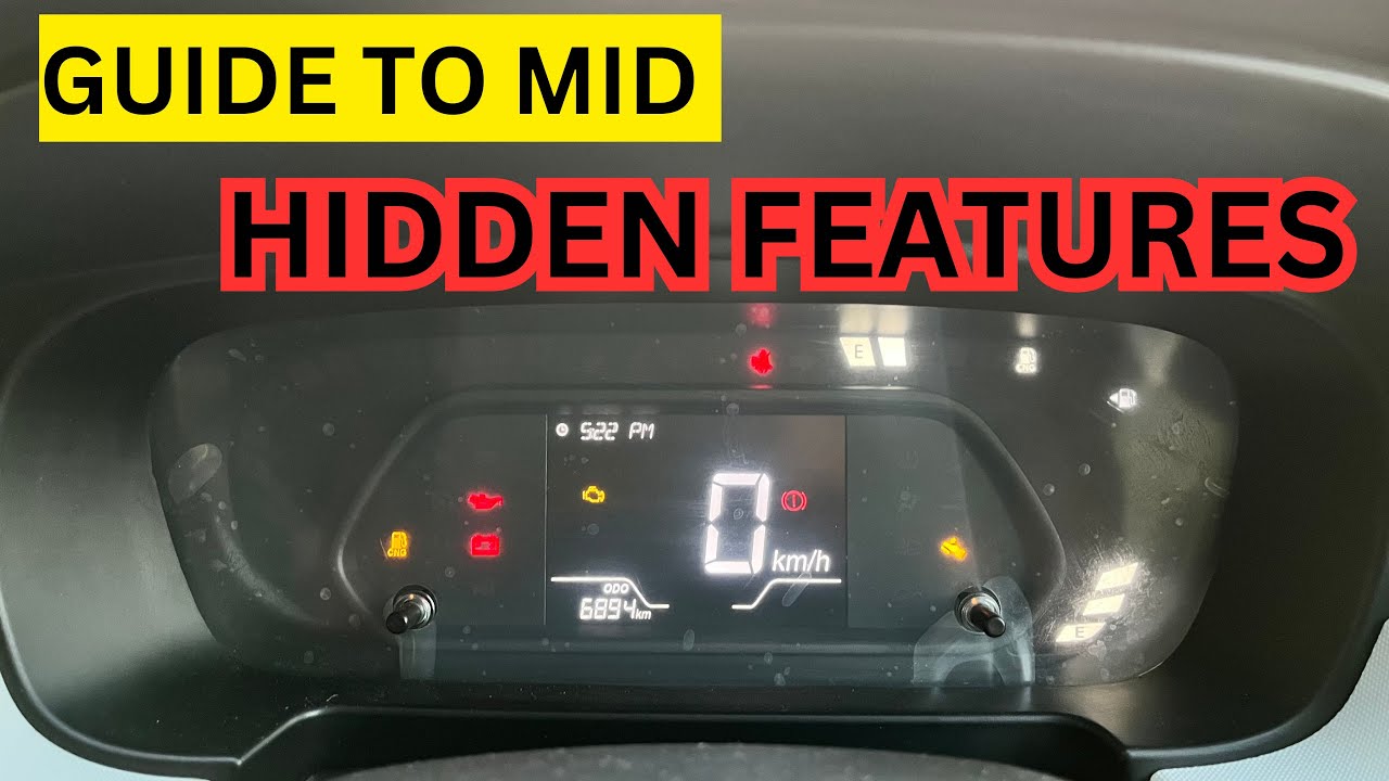 TATA PUNCH Hidden MID Features | Guide To TATA PUNCH Instrument Cluster Settings | TATA PUNCH CNG|