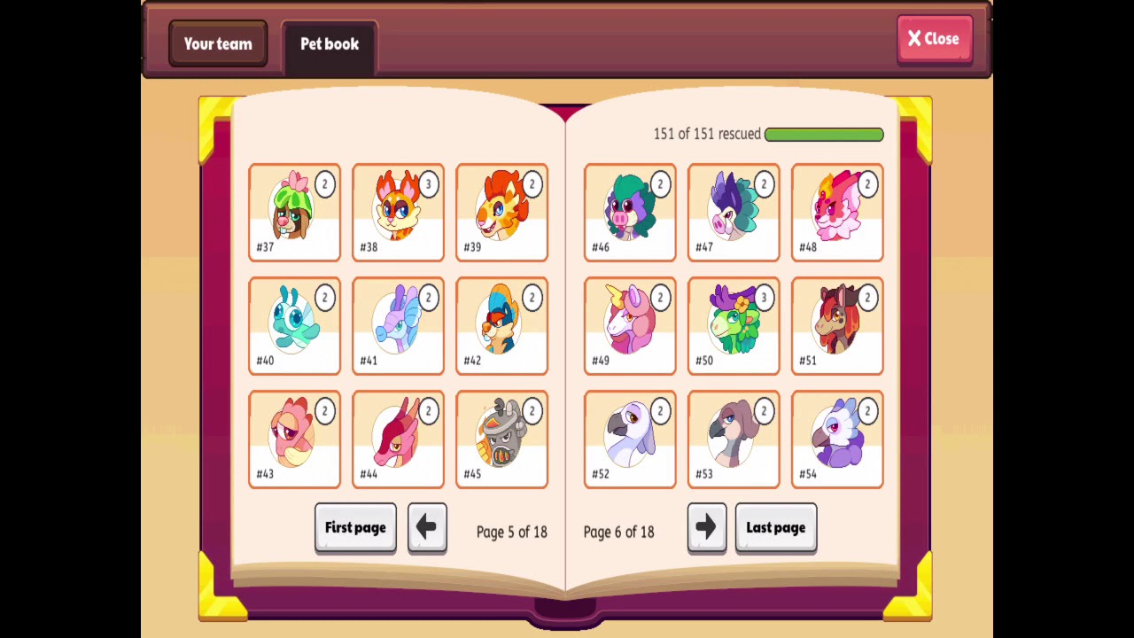 Prodigy All 151 pets