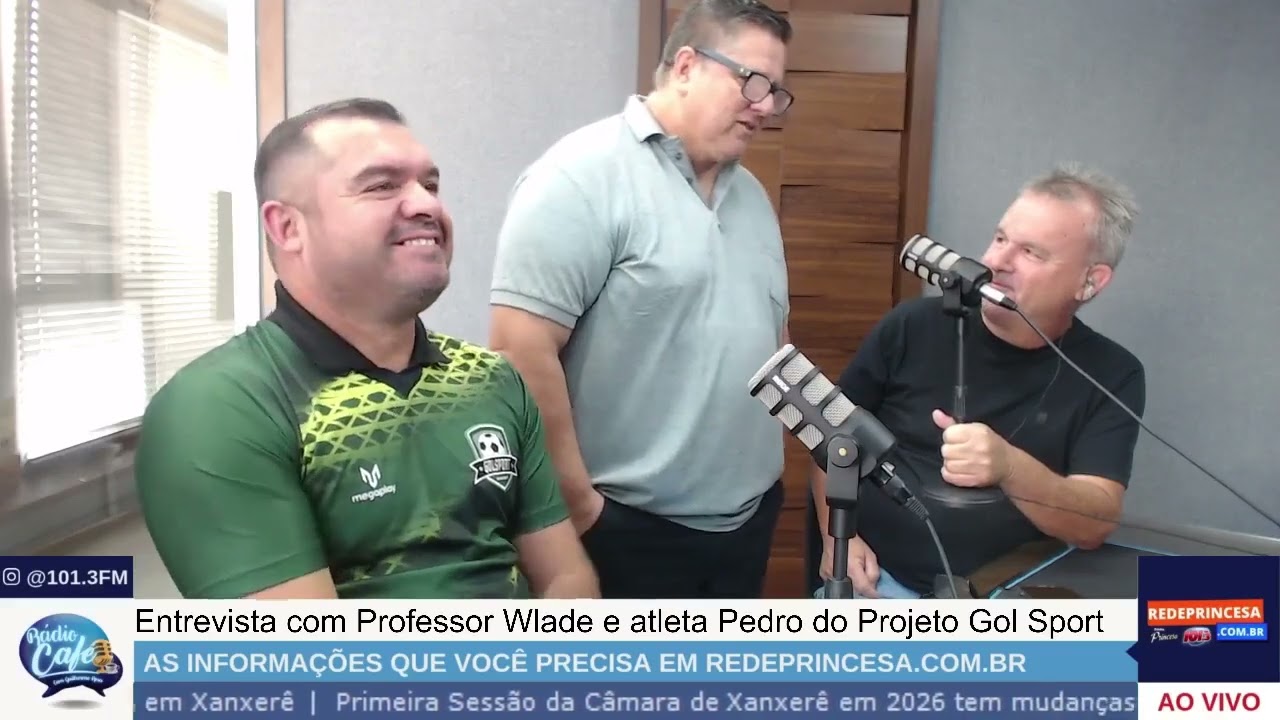 Entrevista com Professor Wlade e atleta Pedro do Projeto Gol Sport