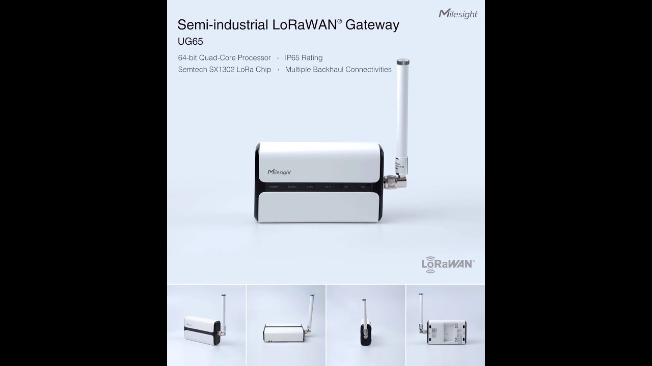 UG65 Semi-Industrial LoRaWAN&reg; Gateway Installation Guide