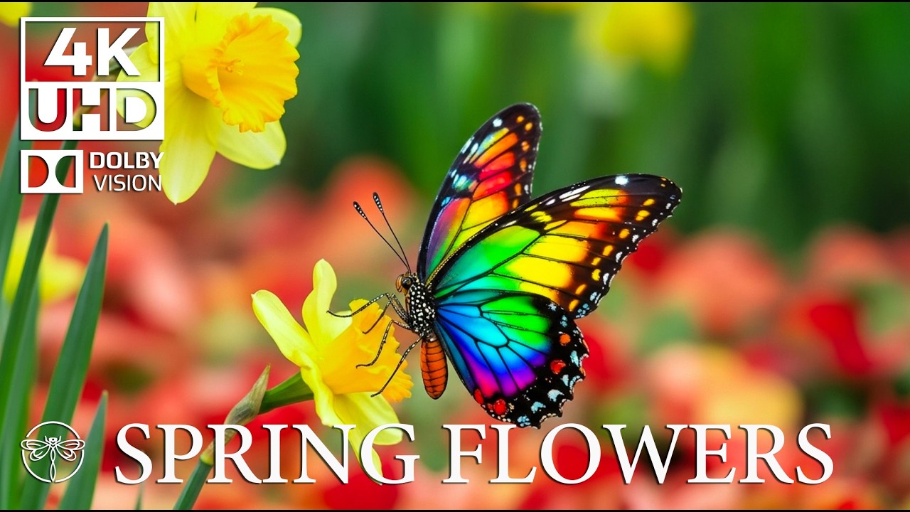 Stunning Butterfly Life 4K 🦋 | Peaceful Piano Music 🎼 & Relaxing Film 🎥 • 4K UHDD