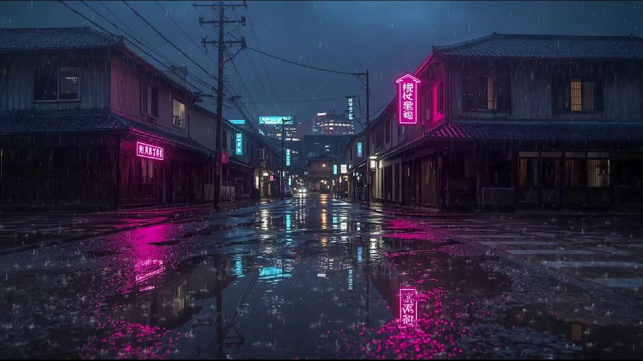 Night Rain Ambience 🌙 Lofi Beats for Focus, Relax & Quiet Moments #30