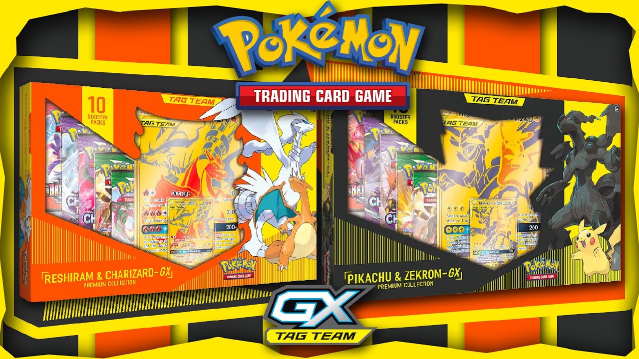 Pok&eacute;mon Card Unpacking: The Gold Reshizard and Pikarom Cards! (GX Premium Collection)