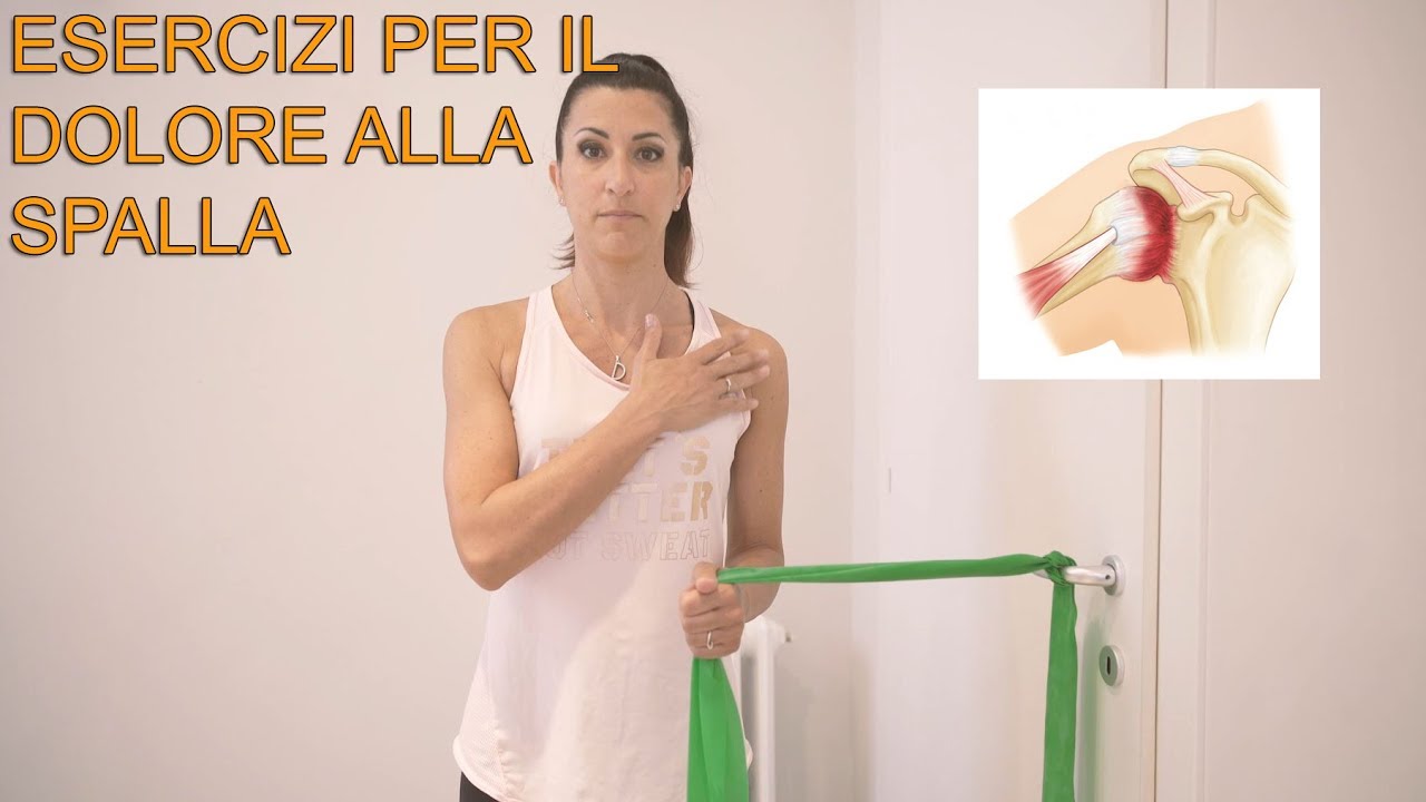 SEQUENZA DI ESERCIZI UTILI PER IL DOLORE ALLA SPALLA