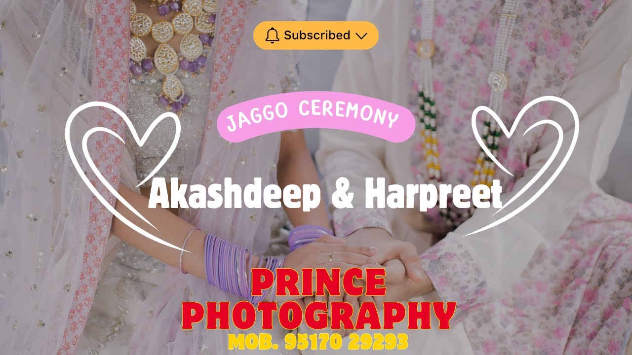 🔴[LIVE] || WEDDING DAY || AKASHDEEP ❤️ HARPREET || PRINCE PHOTOGRAPHY MOB. 95170-29293