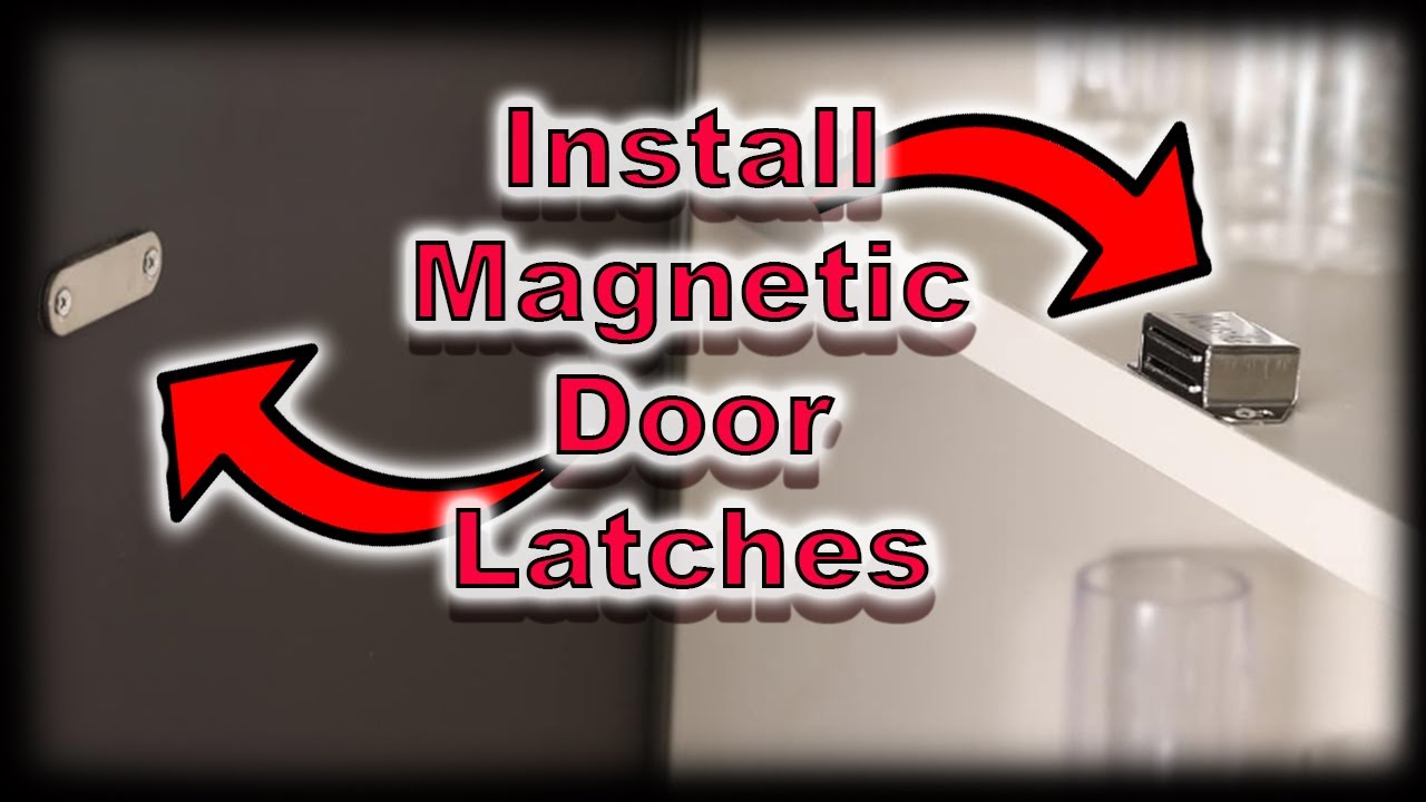 How to Install Magnet Latches - With a Hack to Make it Easier