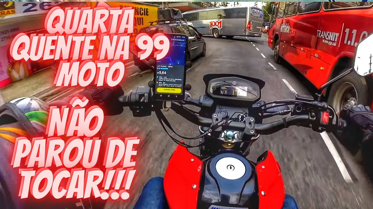 99 moto não parou nessa quarta-feira🔥no Rio de Janeiro (Niterói) 300 rápido