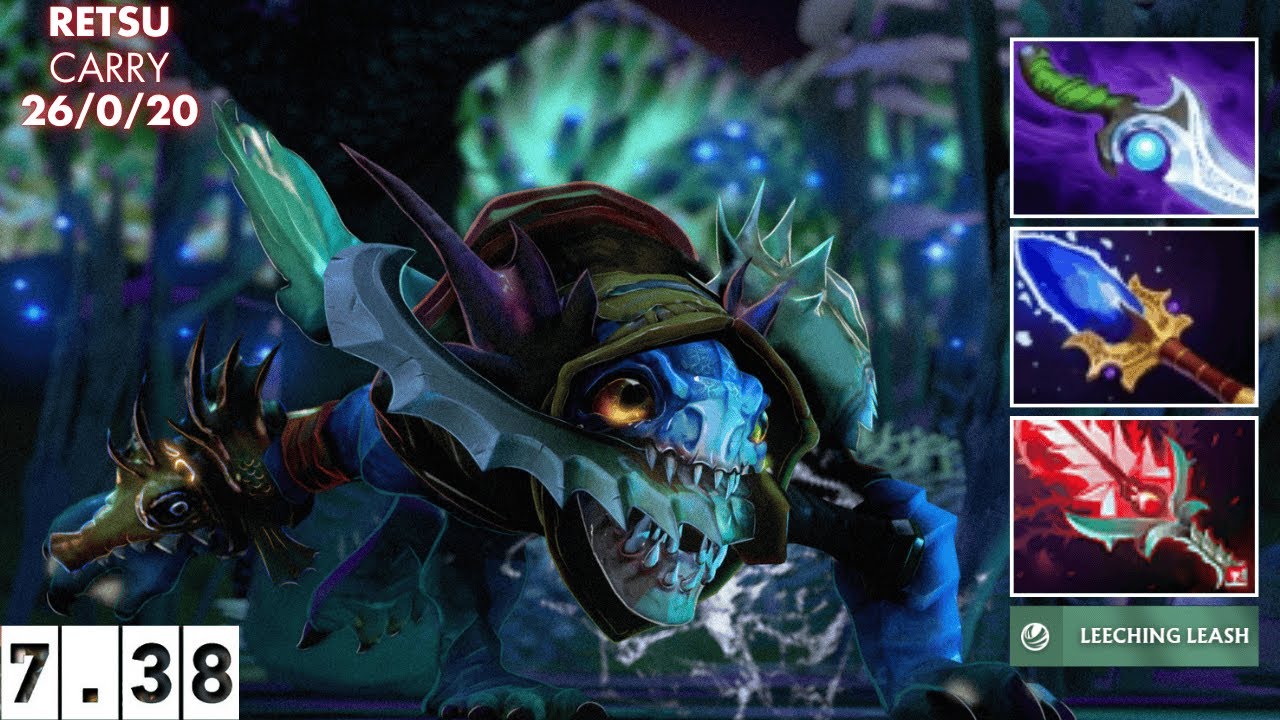 Broken Build Slark  Aggressive Game play - Dota 7.38