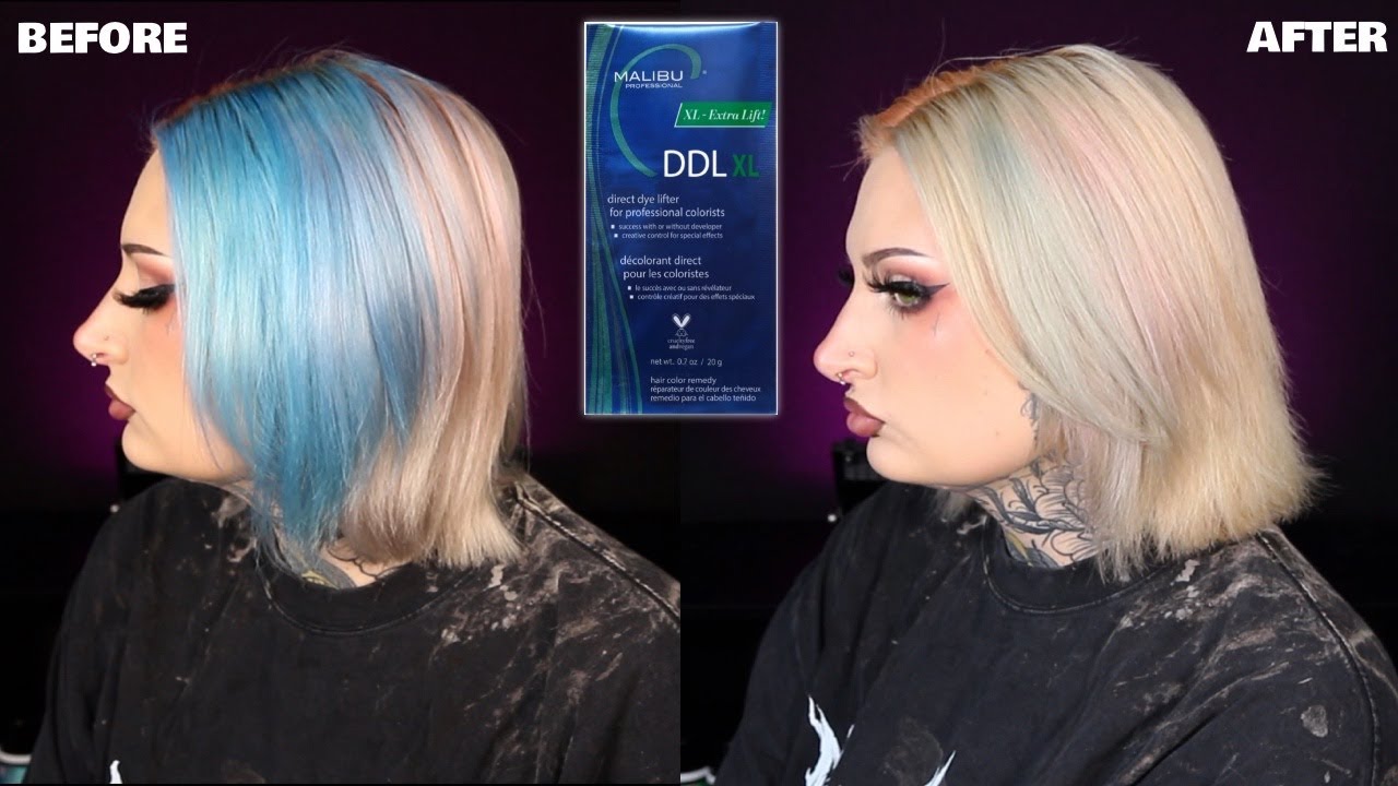 Removing Blue & Pink Hair Dye | Malibu DDL XL