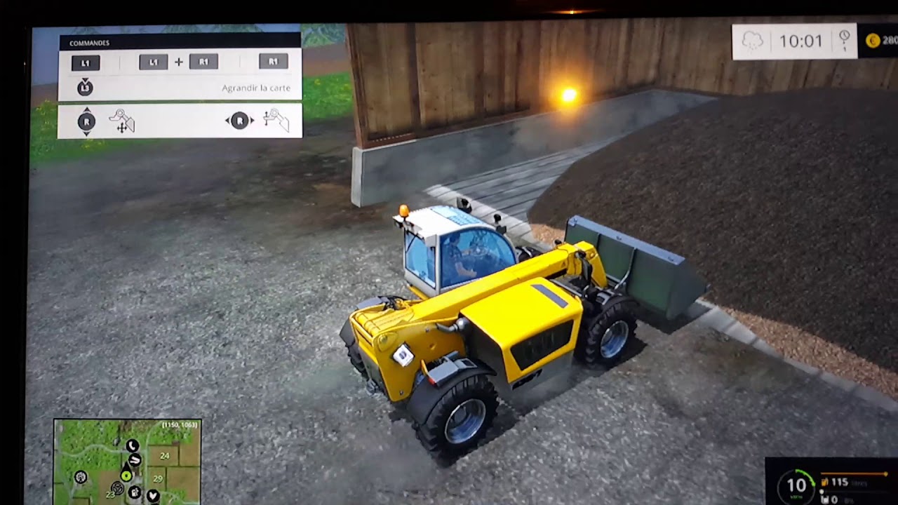 Carriere suivie fs15 épisode 1 chargement copeaux de bois