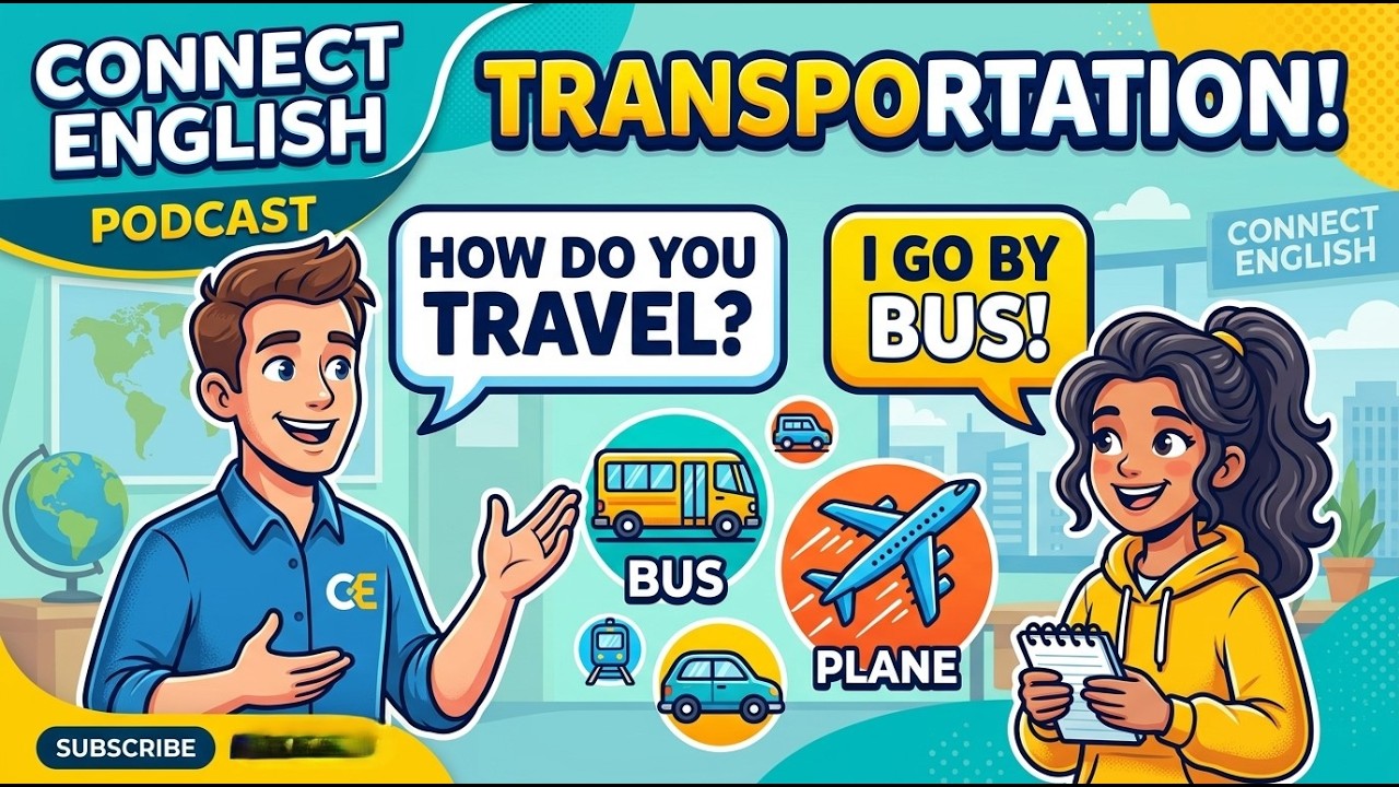 Talk About Transportation in English | Real English Conversation Practice | Connect English