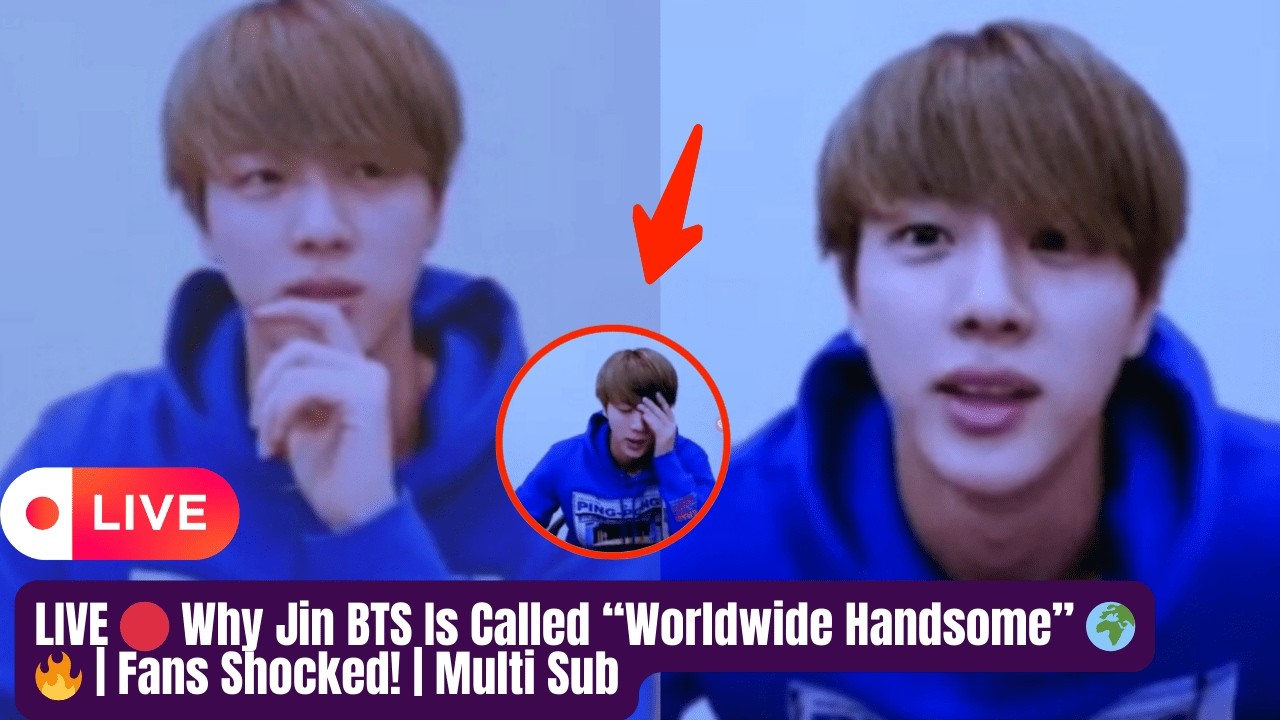 LIVE 🔴 Jin BTS Officially Named “Worldwide Handsome” 😱 | The Real Reason Revealed! | Multi Sub #jin