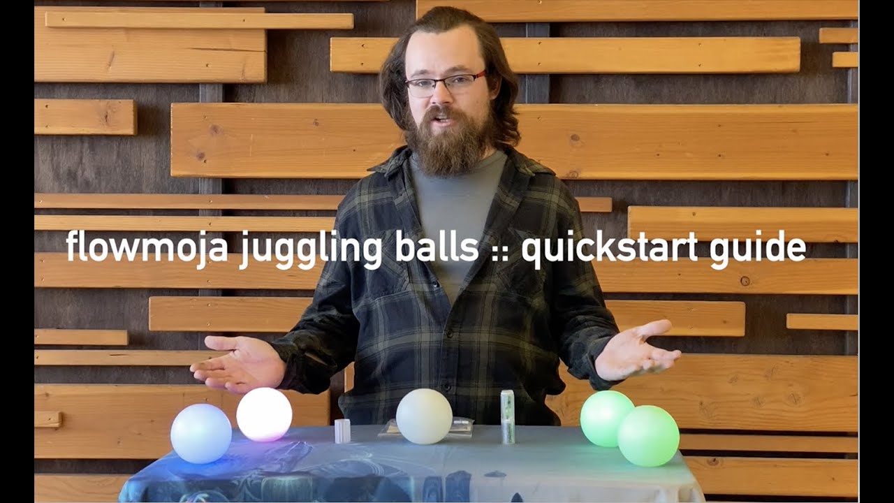 flowmoja LED juggling balls :: quickstart video guide
