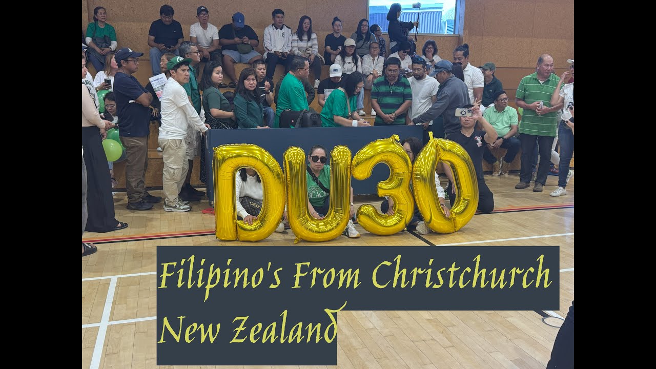 Filipino's ( OFW ) In Christchurch New Zealand Support DU30,  Please Bring Him Home, March 16, 2025.