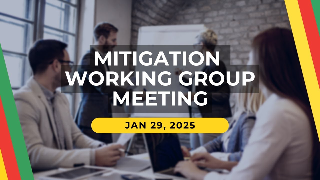 Mitigation Working Group Meeting - January 29, 2025