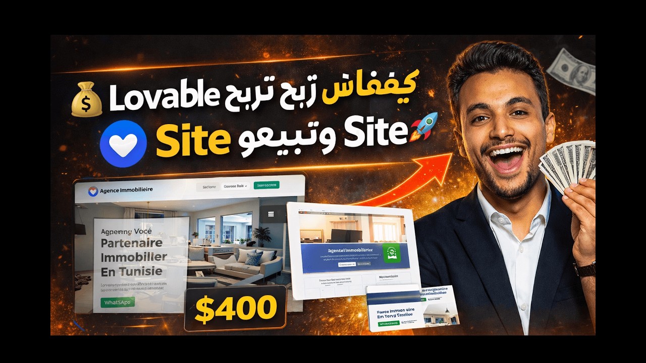 💰 كيفاش تربح فلوس بـ Lovable؟ تعمل Site وتبيعو في 2026 🚀