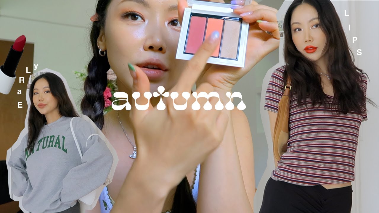 Early Autumn Makeup & Daily Looks 이른 가을의 웜톤 메이크업 & 가을에 하고픈 룩 (ft.ZARA뷰티, 가을립컬러들) | kinda cool