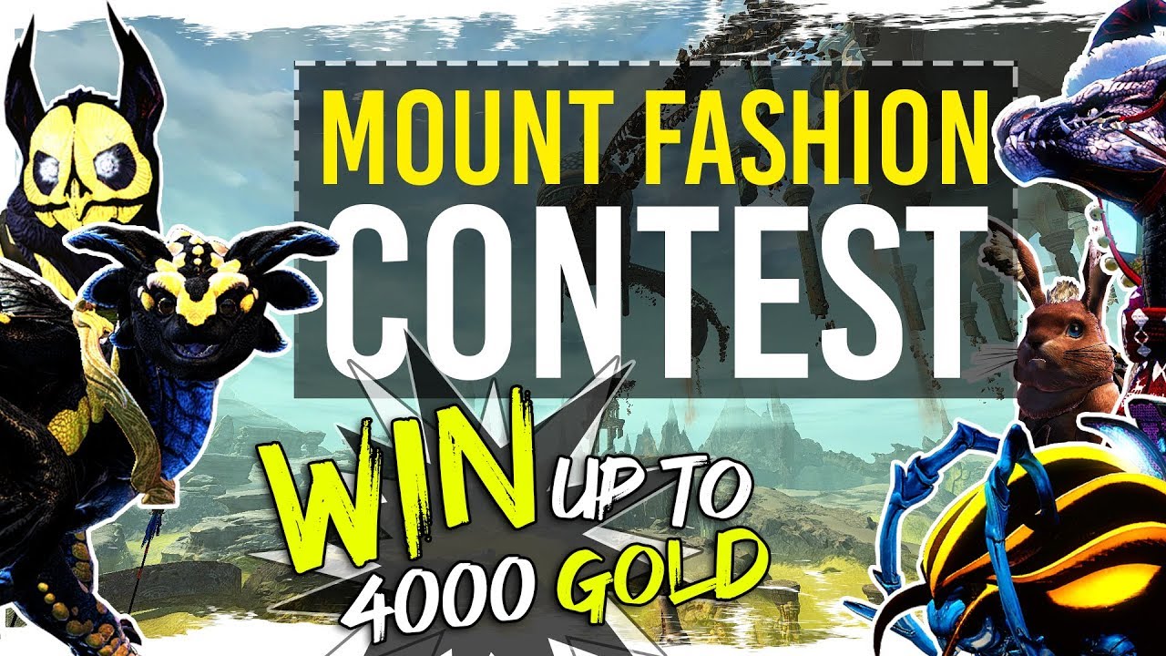 Guild Wars 2 - Mount Fashion Contest - WIN UP TO 4000 GOLD