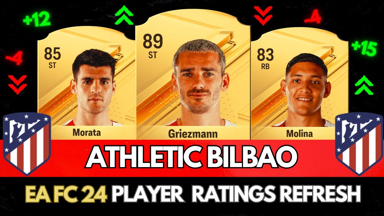 EA FC 24 | ATLÉTICO MADRID WINTER RATINGS UPGRADES & DOWNGRADES! 😱🔥ft. Griezmann , Morata , Oblak .