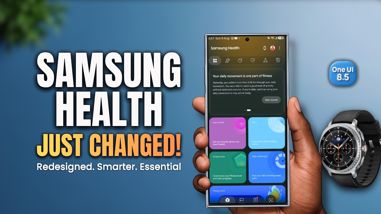 Samsung Health Has Completely Changed! One UI 8.5 Features You&rsquo;re Missing | Doitright_tech