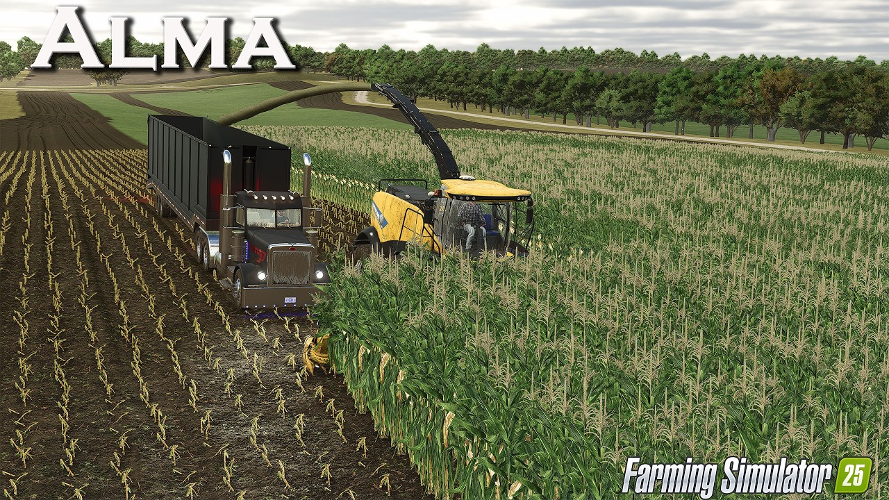 Зарабатываем миллионы и заготавливаем силос!! Алма, Миссури, FS25