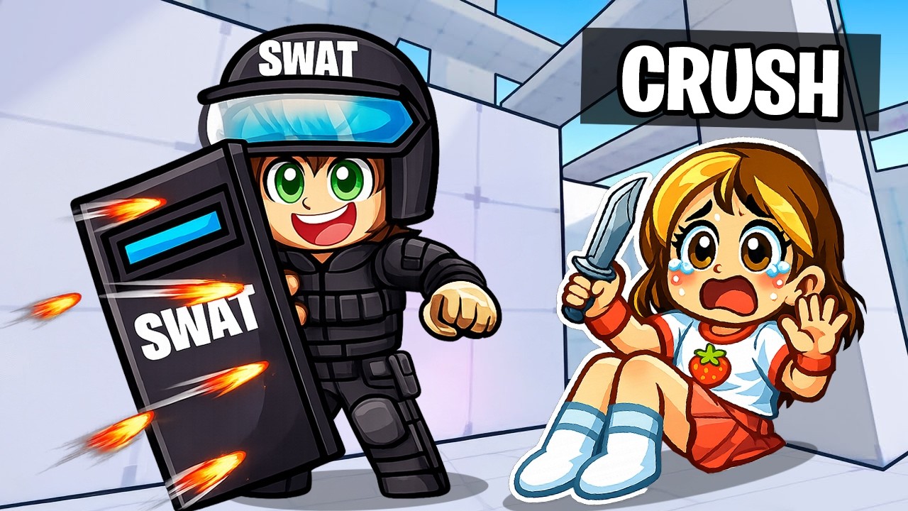 Sunt AGENT *SWAT* si imi APAR Prietena pe ROBLOX RIVALS...