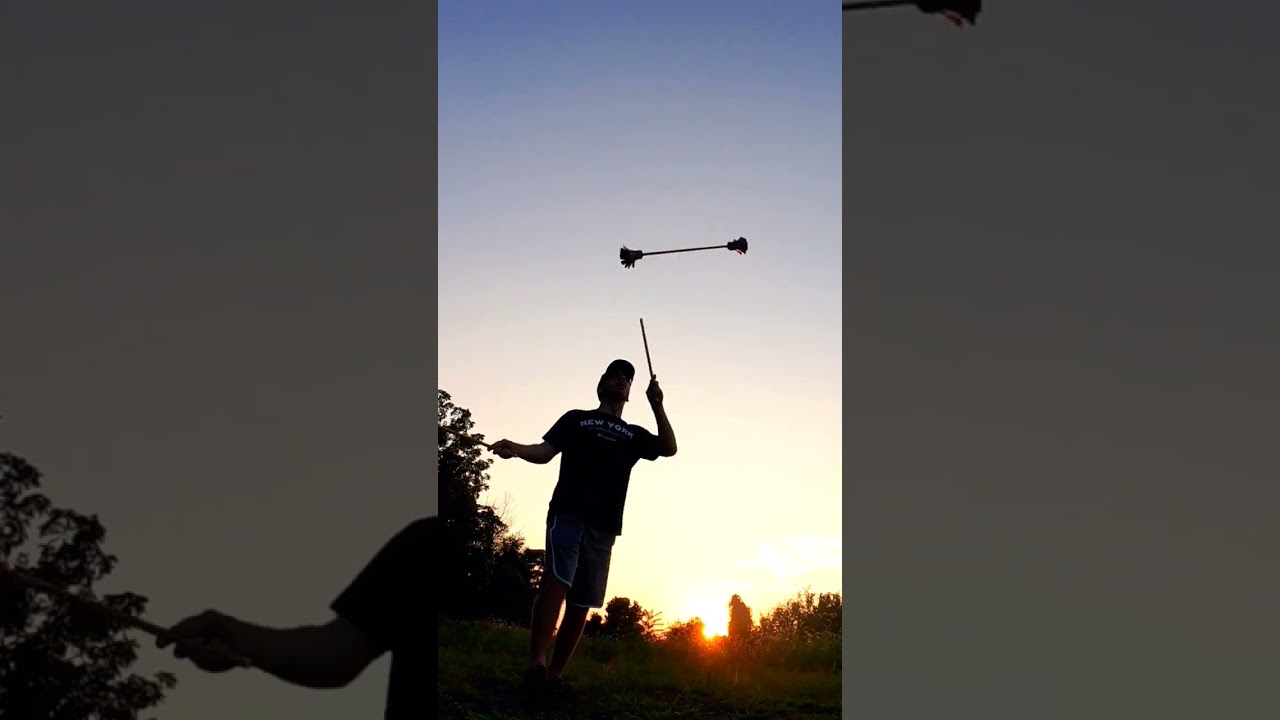 Flowersticks. My favorite Trick Yet. #flowerstick #juggling #sports