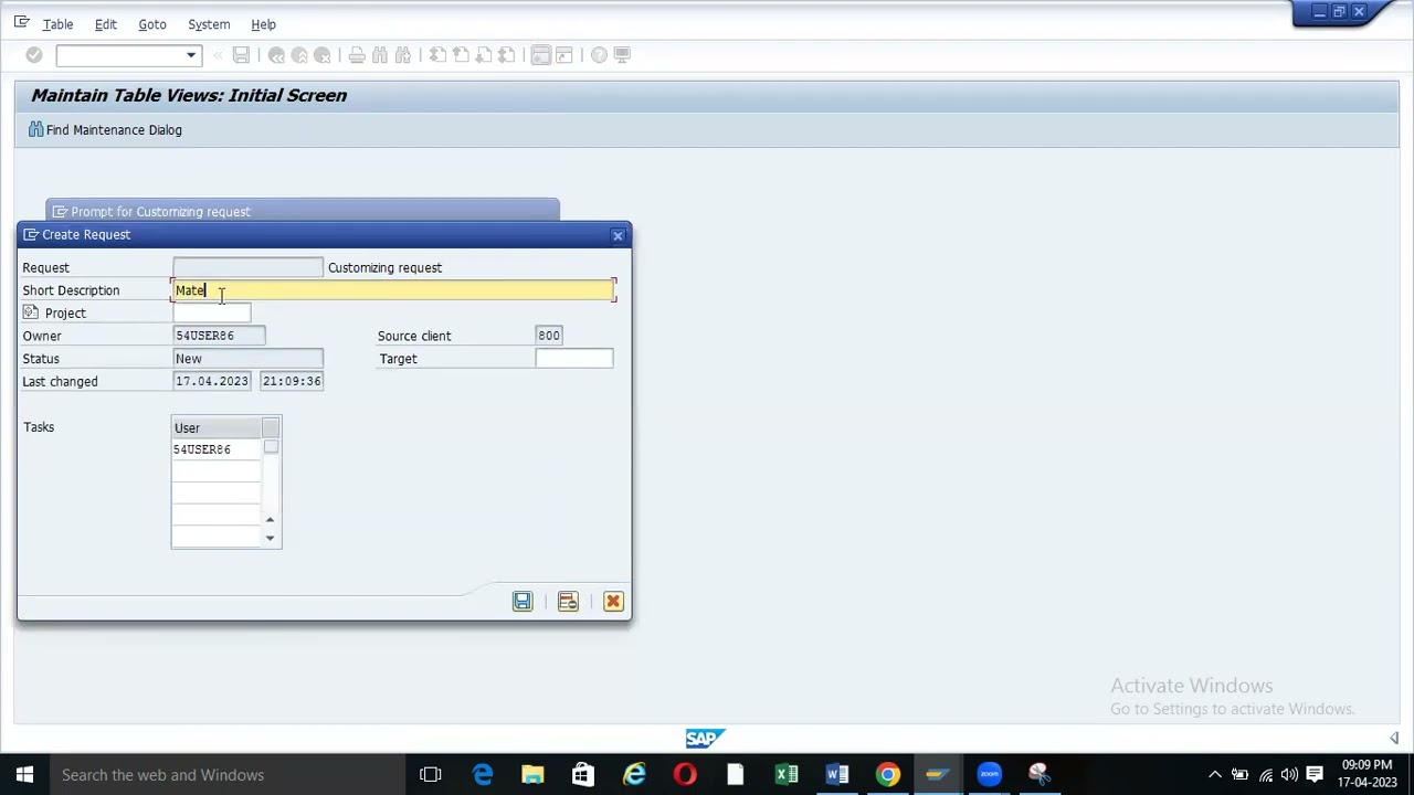 SAP MM Material Master Configuration & Field Selection