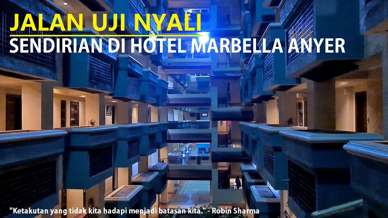 Walking Around Marbella Hotel ~ Convention & Spa in Anyer ~ Desa Bendulu Banten ~ Jalan Jalan Malam