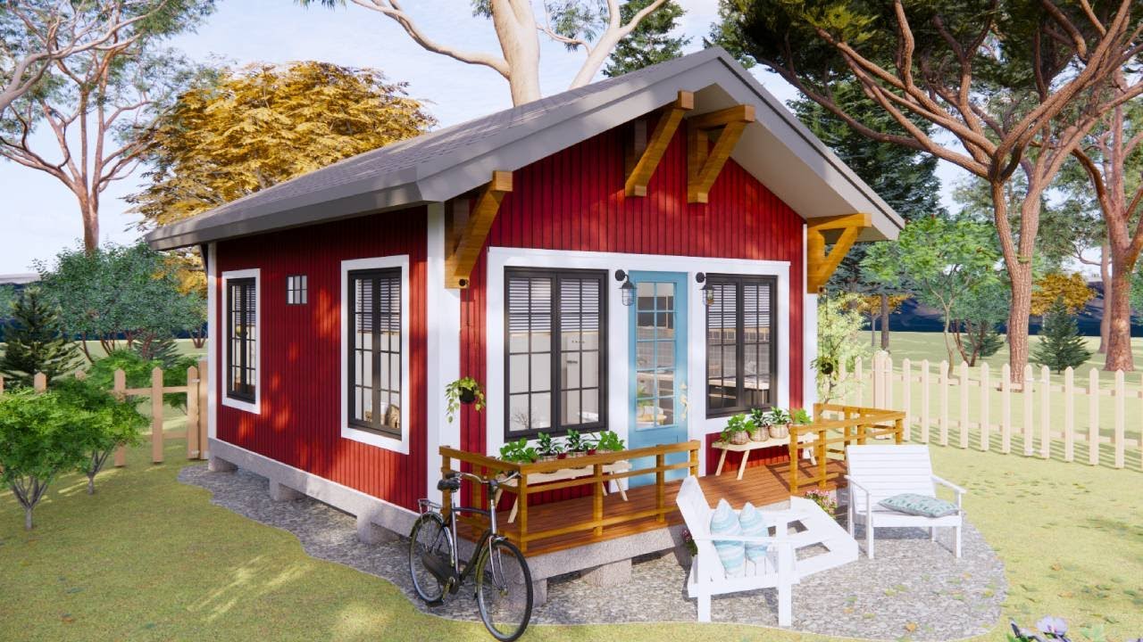 Cottage Home -  Perfect for a Small Space with 5x6m (320sqft) | Living Design For A Tiny House