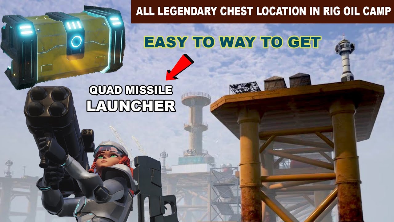 Get QUAD Multi Guided Missile Launcher | All Legendary Chest Location in Palworld's Oil Rig Camp
