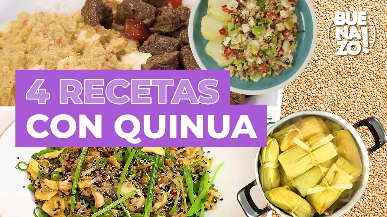 Las mejores recetas con QUINUA peruana| BUENAZO!