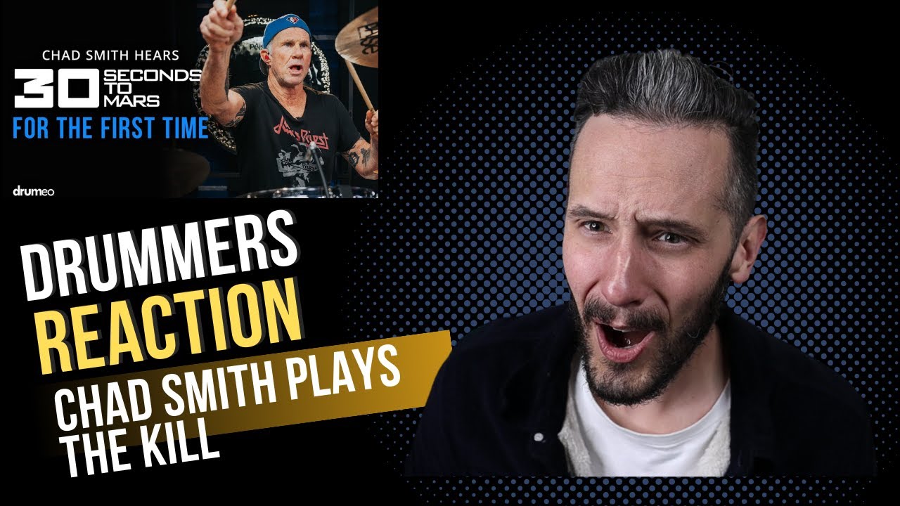 Drummers HONEST reaction | Chad Smith - The Kill  (Drum Cover)