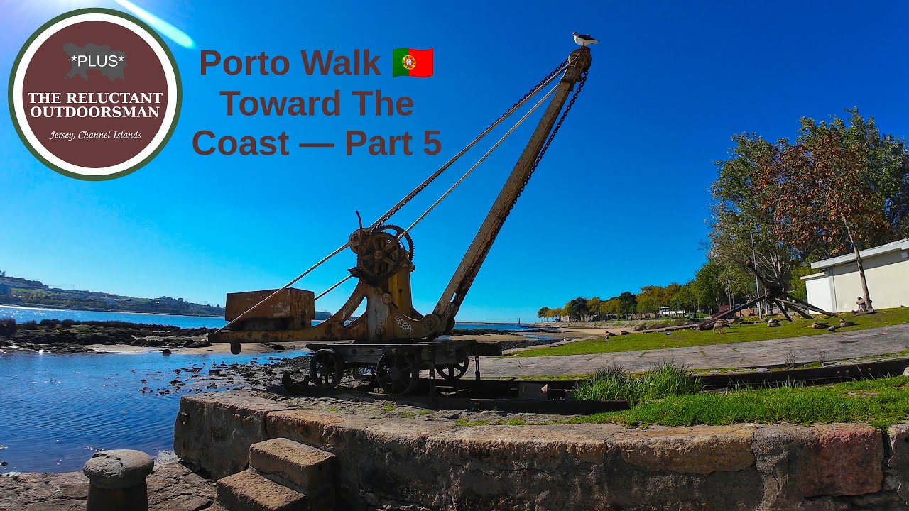 Porto Walk 🇵🇹 Along the Douro Toward the Coast | Trams, Birds & Riverside Calm (Part 5)
