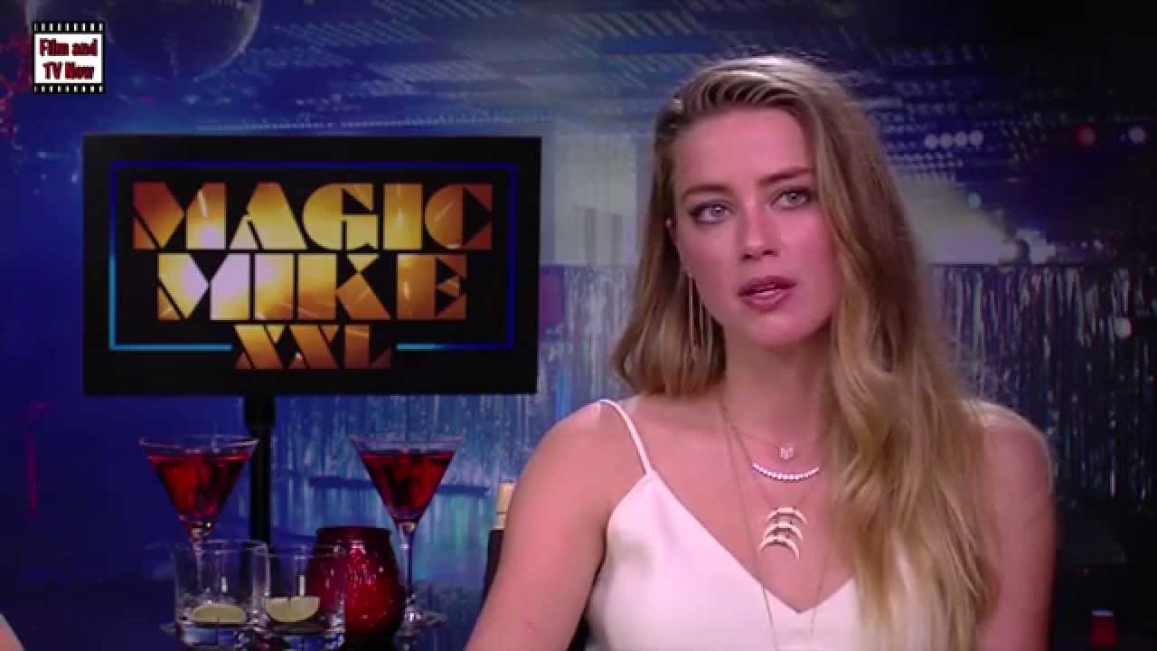 Amber Heard and Andie MacDowell Magic Mike XXL interview